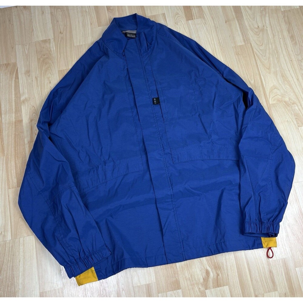 Vintage Y2K Nike Windbreaker / Jacket / Blue / Yellow / Size Large
